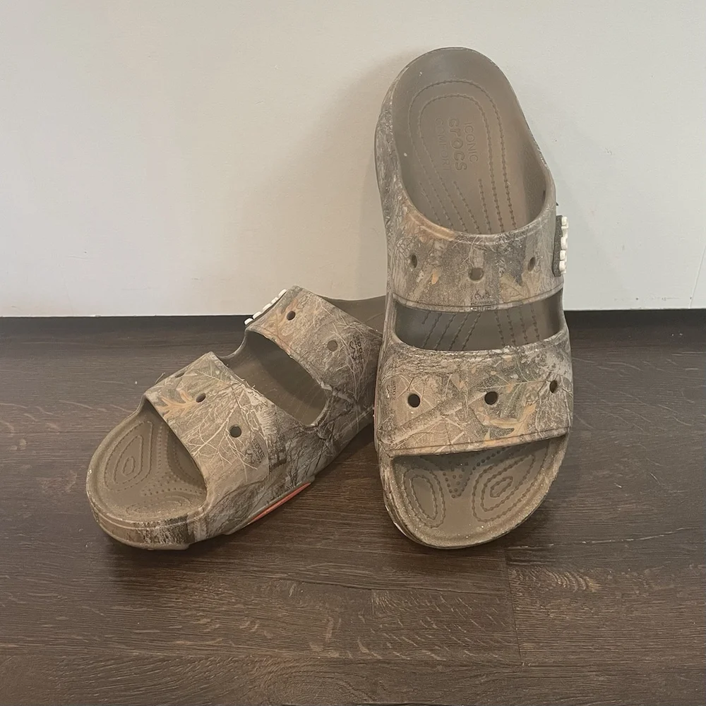Crocs Classic All Terrain Realtree Edge Men Slip On Sandals Shoes Size 13